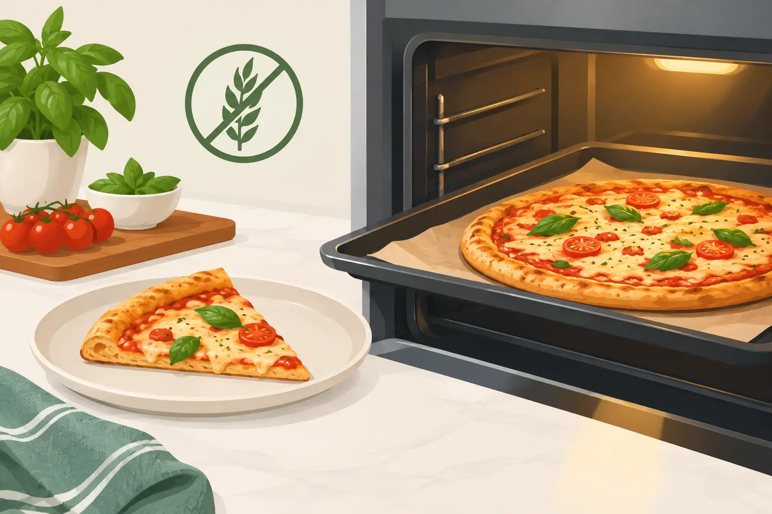 Gluten Free Pizza Reheating Without a Dry Crust