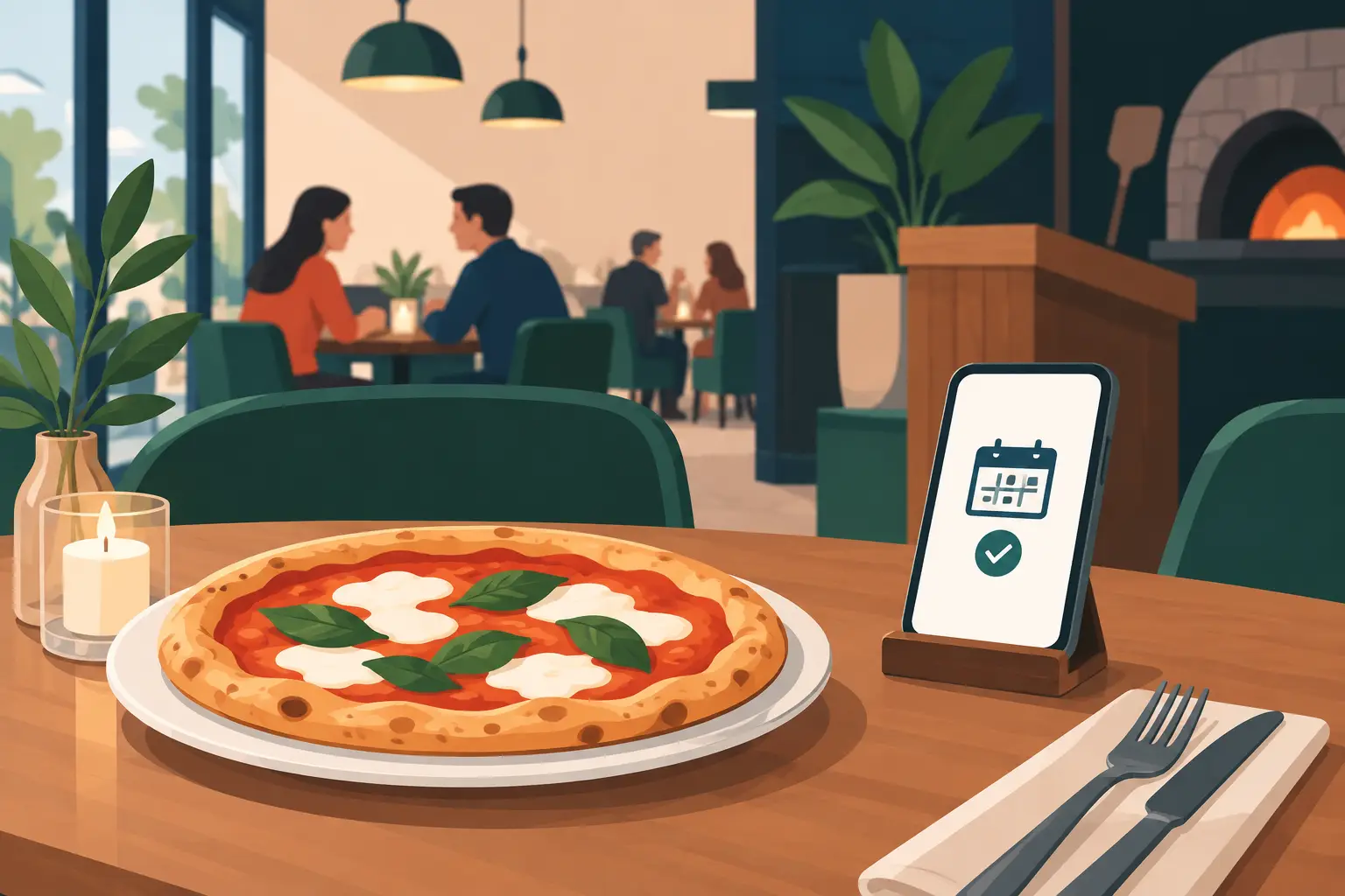 Pizza Reservations for a Better Night Out